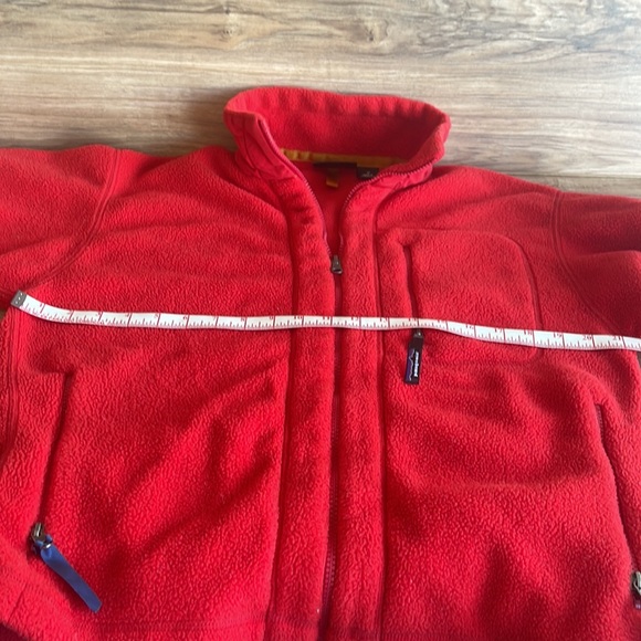 Pre-owned Patagonia Synchilla Fleece Sweater Jacket Size M Red - Picture 6 of 8